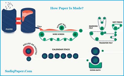 How Paper Is Made? A Step-By-Step Guide | Sadiq Paper Products