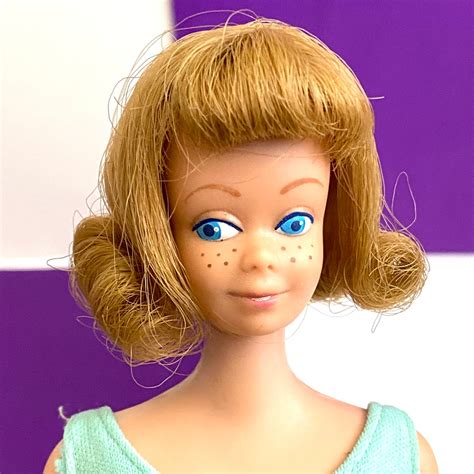 Vintage Midge Doll Blonde Hair With Teeth Freckles Straight Etsy