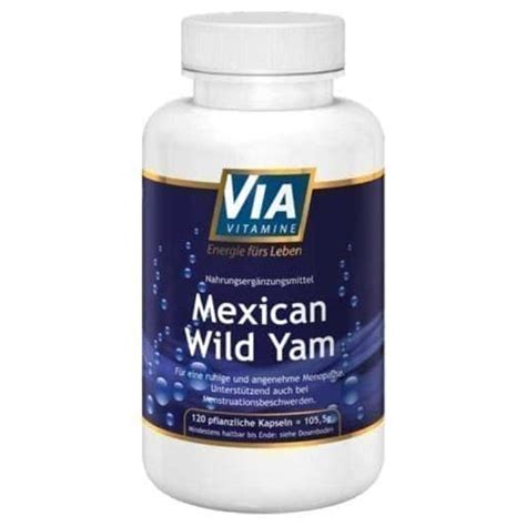 Viavitamine Mexican Wild Yam Capsules 120 Pcs Uk