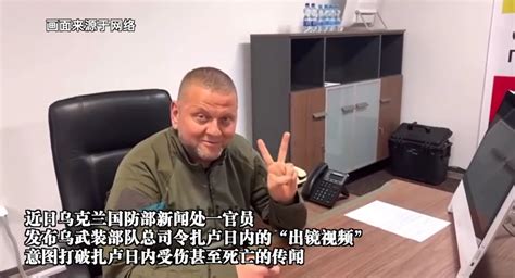 乌克兰发布武装部队总司令扎卢日内出镜视频！此前被传阵亡，乌官员：反攻或明天开始 凤凰网