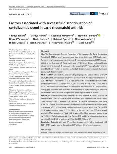 (PDF) Factors associated with successful discontinuation of ...