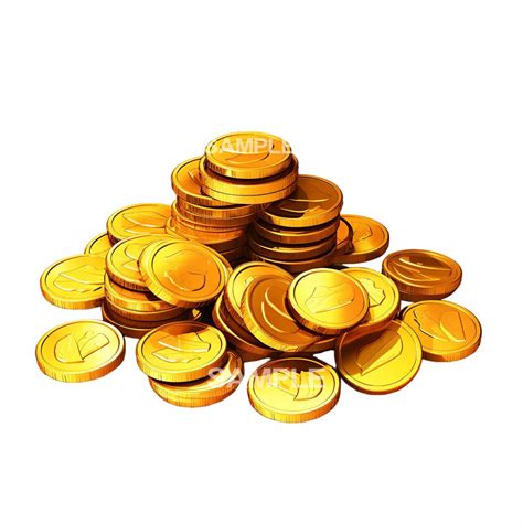 Gold Coins Clipart PNG Format - Etsy