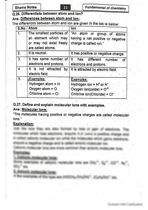 Solution Differentiate Between Atom And Ion Molecular Ion Free Radical