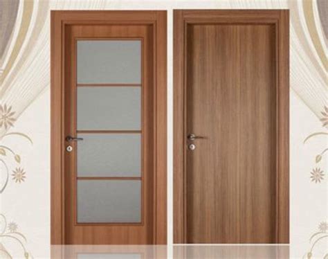 Swing Polished Brown Upvc Door For Interior Toughened Glass At Rs