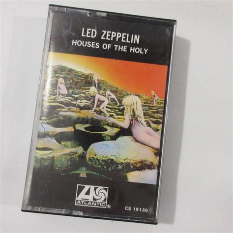 Led Zeppelin Houses Of The Holy Cassette Tape Rain Song Remains Quarter