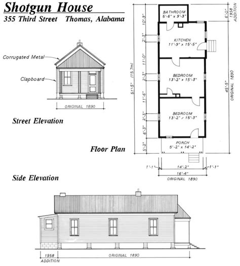 Shotgun Houses and Modern Front Loaded Homes with a Lengthwise Floor ...