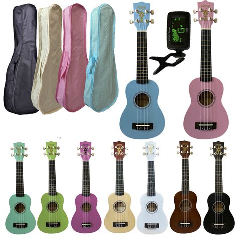 Ukulele Colorido Soprano Seven Suk C Capa E Afinador Shopee Brasil