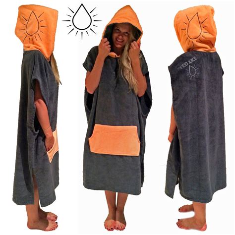 Towel Poncho Mood Juice Poncho Men Hooded Poncho Hooded Towel