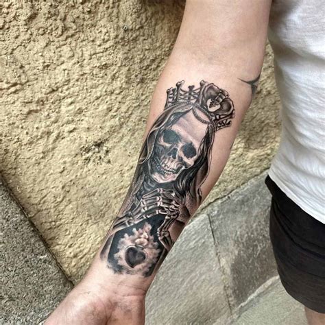 Las Mejores Ideas De Tatuajes De La Santa Muerte Best Mystic Zone