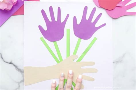 Handprint Flower Bouquet - The Best Ideas for Kids