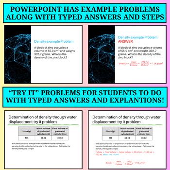 Physical Science Complete Density PowerPoint (examples, try it problems ...
