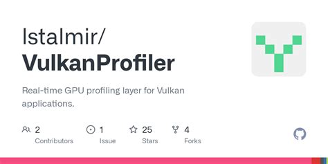Github Lstalmirvulkanprofiler Real Time Gpu Profiling Layer For
