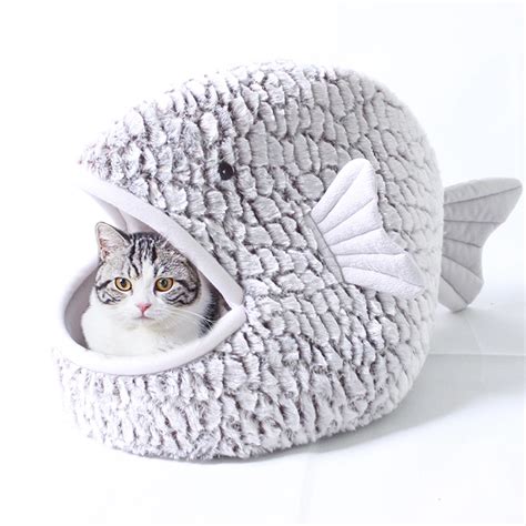 Cute Fish Shape Bed – Catseven store