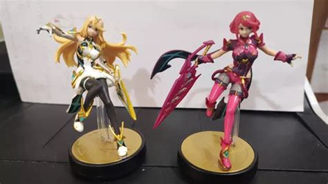 Amiibos Pyra And Mythra Original Mercadolibre