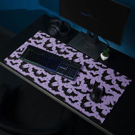 Pastel Goth Spooky Gaming Desk Mat Mouse Pad Halloween Desk Mat