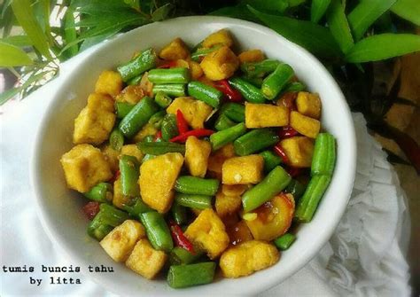 Resep Tumis Buncis Tahu Simpel Oleh Litta Cahaya Cookpad