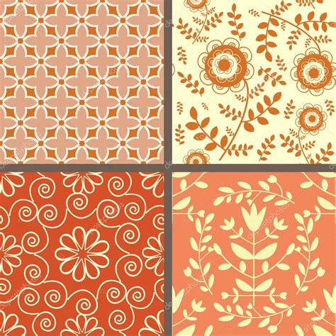 Floral Patterns Stock Vector By Elyomys