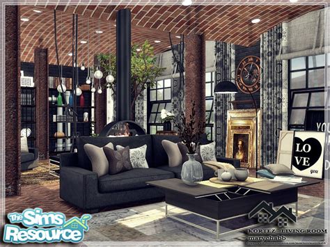 Sims 4 Living Room Cc Folder | Baci Living Room