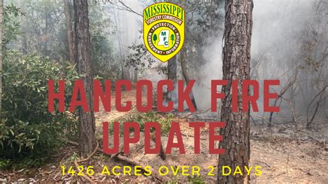 Mfc Responds To Wildfire On I 10 In Hancock County Mississippi Forestry Commission