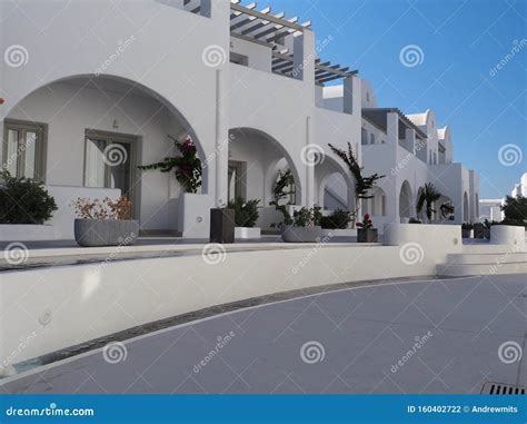 Mix of Classic and Modern Greek Architecture Stock Photo - Image of ...