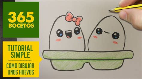 Como Dibujar Unos Huevos Kawaii Paso A Paso Dibujos Kawaii Faciles