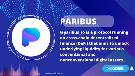 Emelie Johnpaul On Twitter Paribus Io Is A Cardano Based Loaning