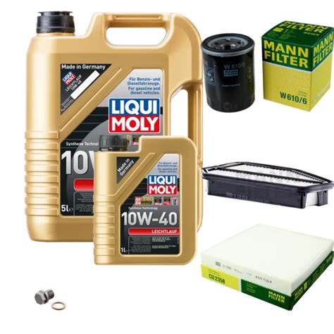 Mann Inspection Set Liqui Moly Bon Fonctionnement W Pour Honda