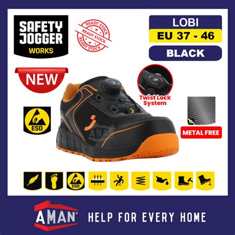 Safety Jogger Lobi S P Low Tls Twist Lock Esd Safety Shoes Composite