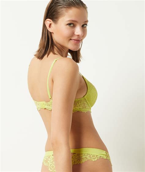 Bra No 2 Plunge Push Up Bra Success Anis Absinthe Etam