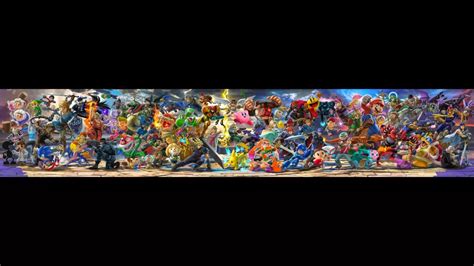 Download The Complete Super Smash Bros Ultimate Mural Artwork With