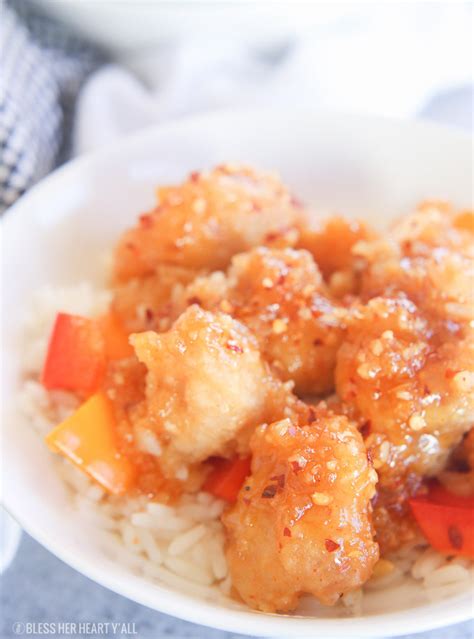 One Pan Baked Gluten Free General Tso S Chicken Easy Delicious