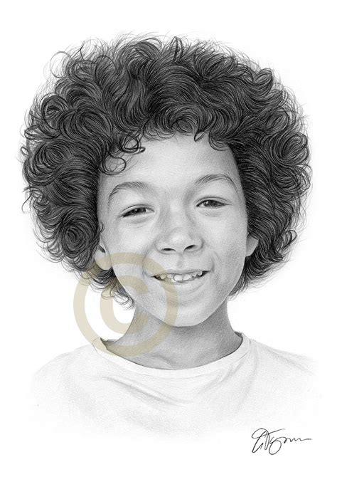 Pencil Portrait Commission Of Ben By Uk Artist Gary Tymon