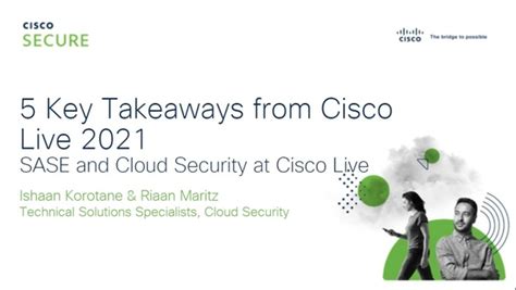 5 Key Takeaways From Cisco Live 2021 Cloud Security