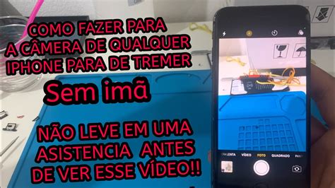 Câmera tremendo do iPhone como resolver Sem imã Tutorial 2 em 1