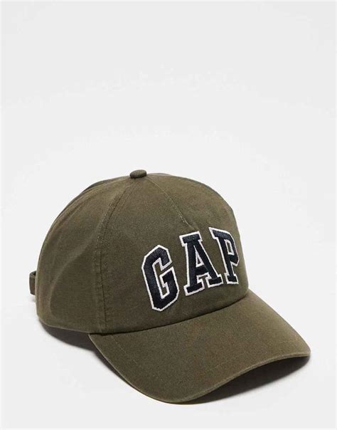 Gap Logo Cap in Green | Lyst UK