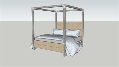 Palma Canopy Bed 3d Warehouse