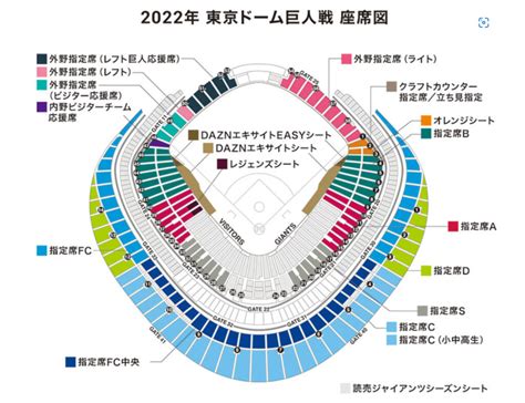 【2022年】東京ドームの座席完全ガイド 座席表・見え方を徹底解説！！