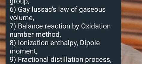 6 Gay Lussac S Law Of Gaseous Volume 7 Balance Reaction By Oxidation N