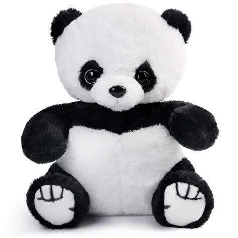LotFancy 12in Panda Stuffed Animal, Soft Plush Toy, Comfortable and