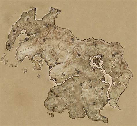 One Big Tamriel Map WIP : skyrim