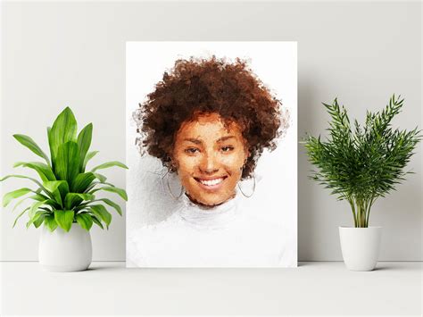 Retrato personalizado de la foto Pintura de retrato de Etsy España