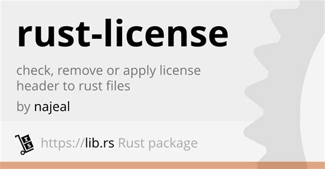 Rust License Command Line Utility In Rust Lib Rs