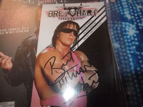 Bret Hart My Wrestling Autograph Collection