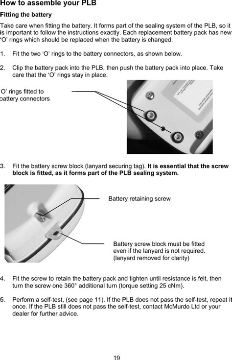 Orolia PLB 4 Fastfind Max User Manual McMurdo