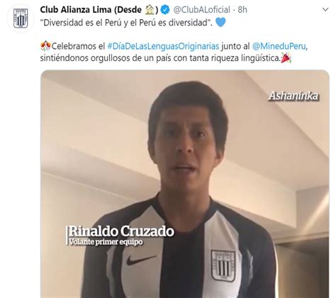 Alianza Lima Y Su Mensaje En Diferentes Lenguas Por El Día De Las