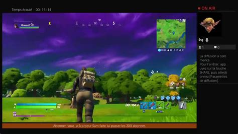 Live Fortnite J Analyse Vos Cha Ne Fait Ta Pub Youtube