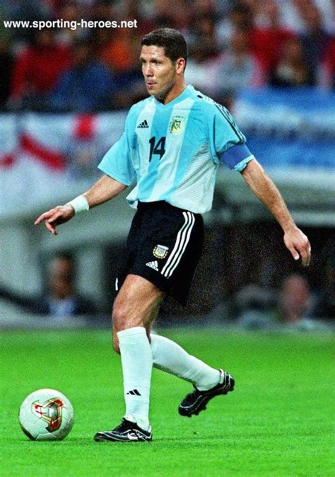 Diego Simeone - FIFA Copa del Mundo 2002 - Argentina | Argentina soccer team, Good soccer ...