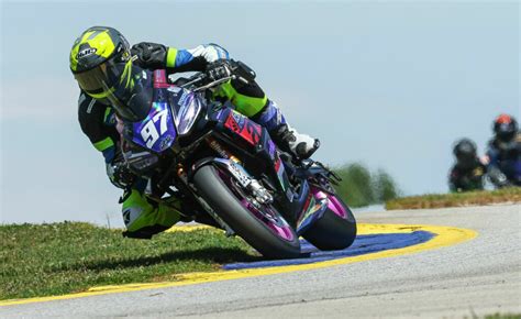 MotoAmerica Landers Takes Provisional Twins Cup Pole At Barber