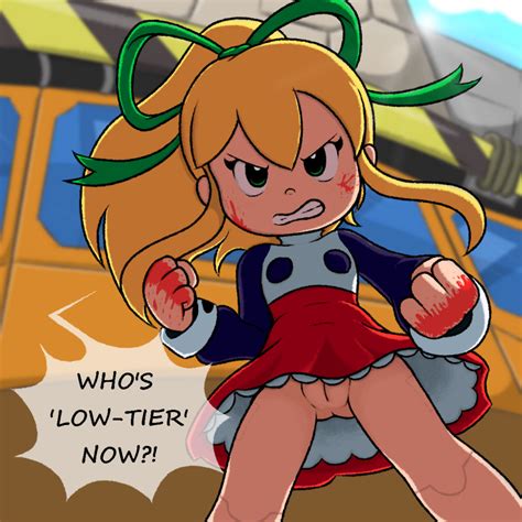 Scarr Roll Mega Man Mega Man Classic Mega Man Series Highres Blonde Hair Green Eyes