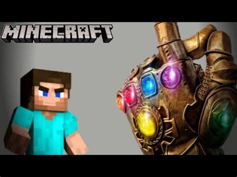 Infinity Gauntlet In Minecraft Thanos Gauntlet In Minecraft Pe Youtube